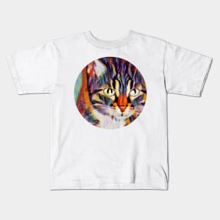 Fluffy floppy cat Kids T-Shirt